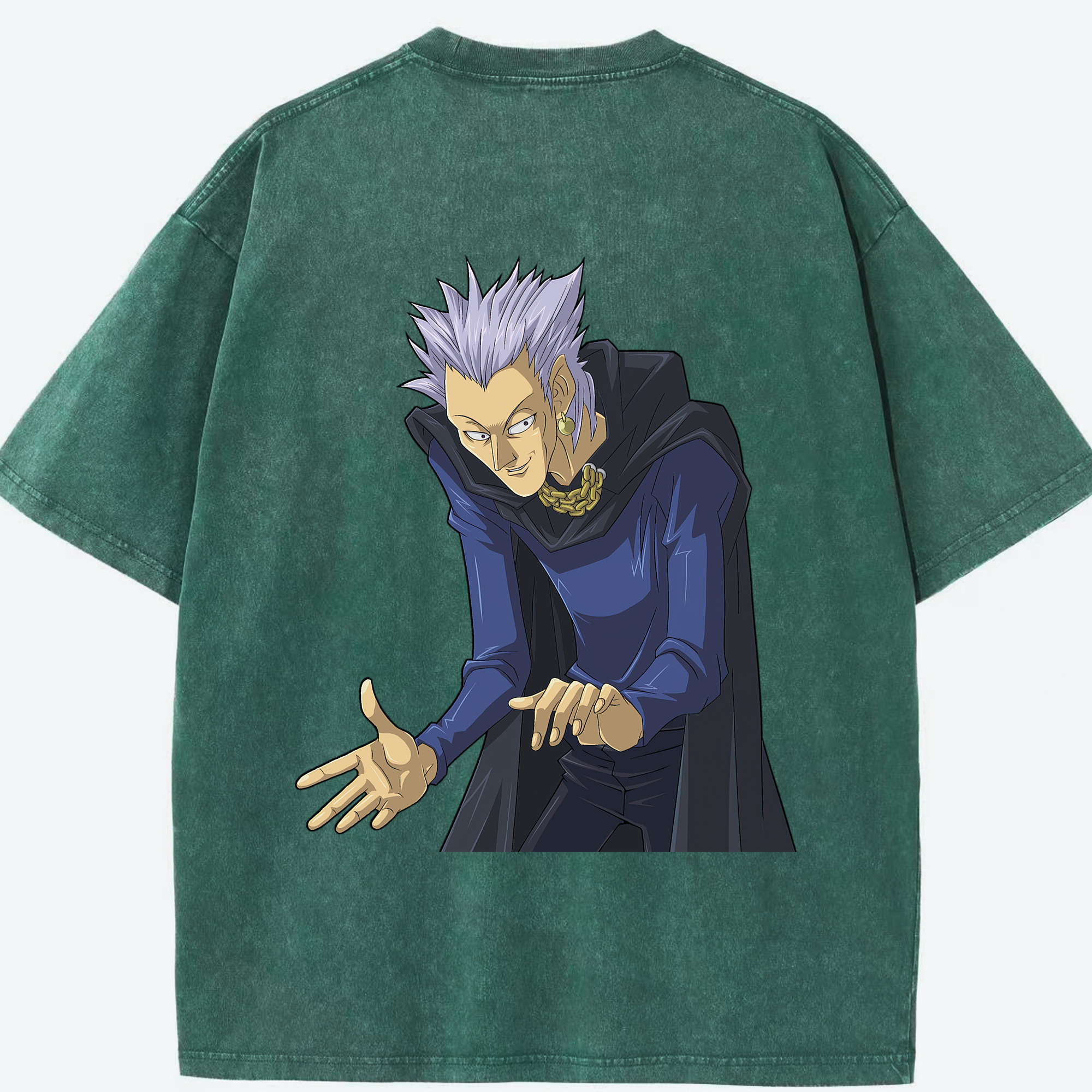 （画像用） 遊☆戯☆王 Yu-Gi-Oh! 綿100% ヴィンテージ風 半袖Tシャツ（背面プリント）